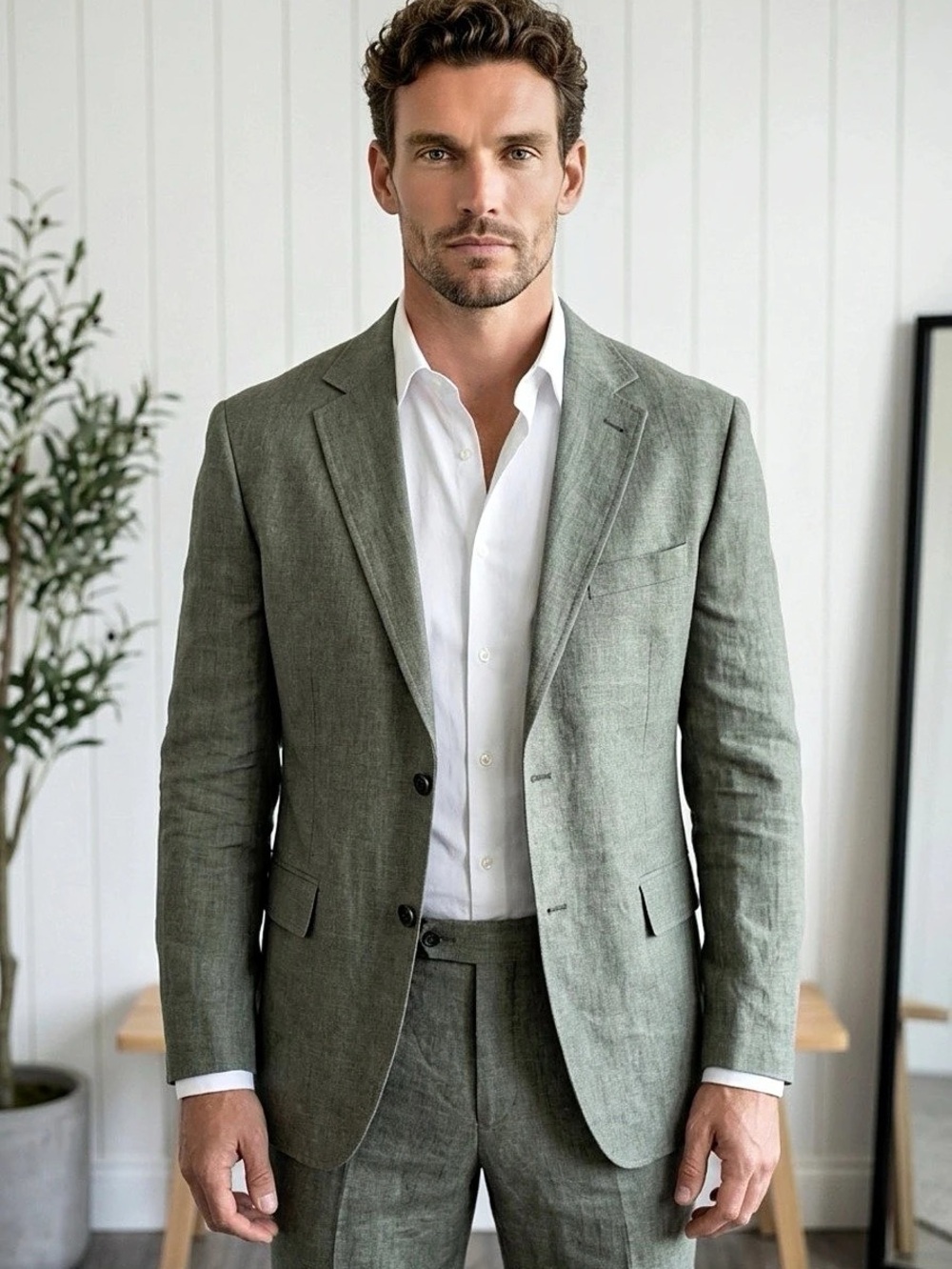 Men's Green Sport Coat - New